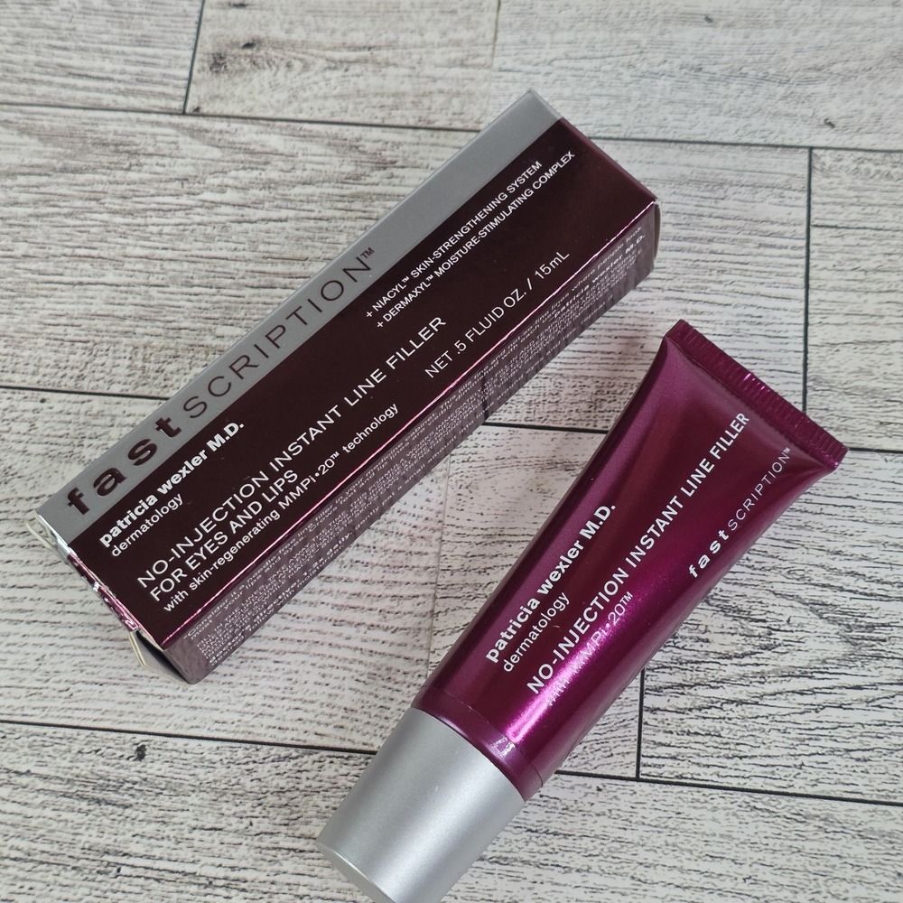 Patricia Wexler M.D. No-Injection Instant Line Filler Eyes & Lips .5 Oz NOS